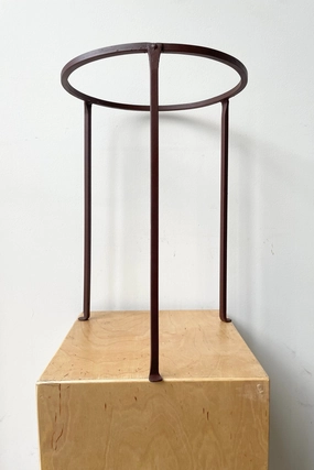 Iron Plant Stand Low 12" D x 17" H,potted plant decor