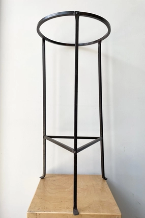 Iron Plant Stand Medium 12" D x 26.5" H,potted plant decor