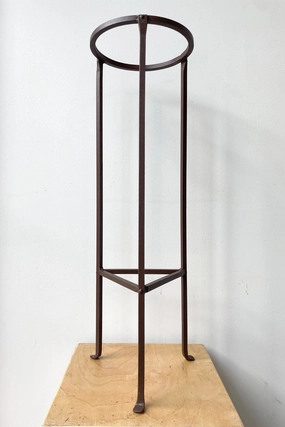 Iron Plant Stand Medium 8"dia x 26.5"H,potted plant decor