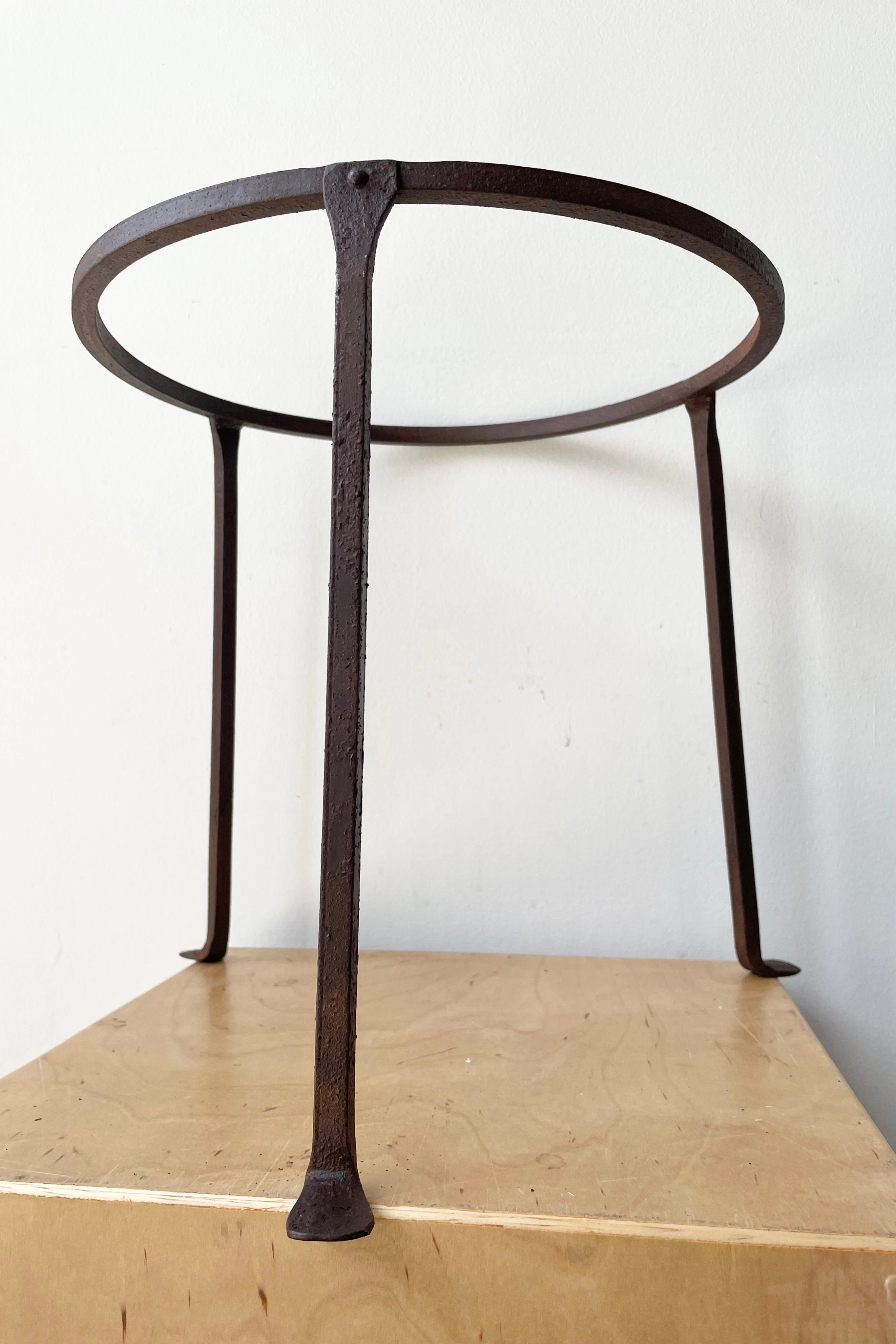 Iron Plant Stand Short 12"H x 12"D