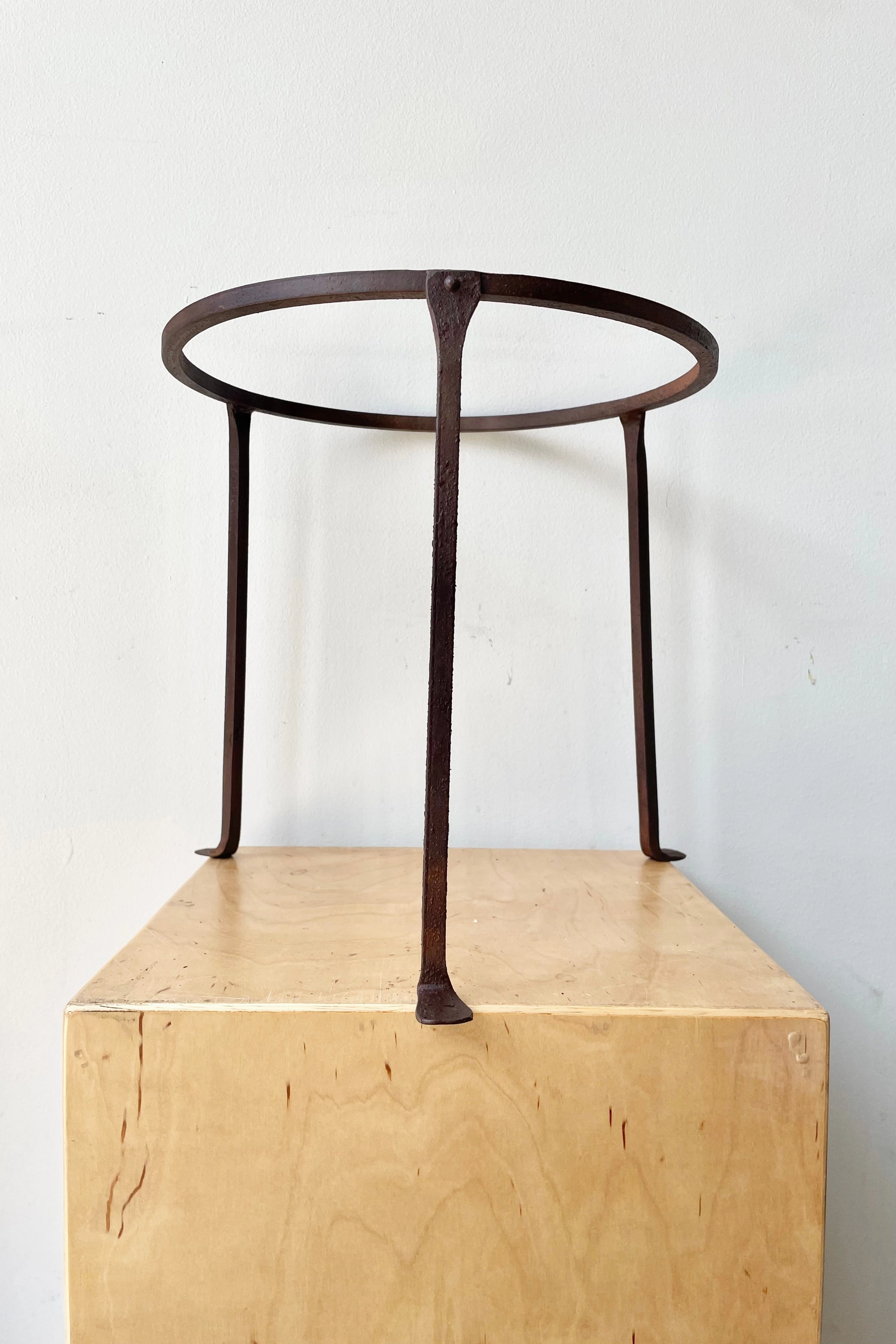 Iron Plant Stand Short 12"H x 12"D,potted plant decor