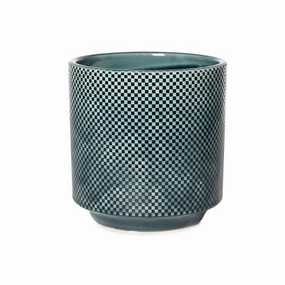 Isa Cover Pot - Island Teal,terracotta plant pot