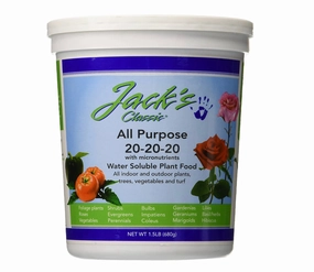 Jacks Classic All Purpose Fertilizer 20-20-20,potted plant decor