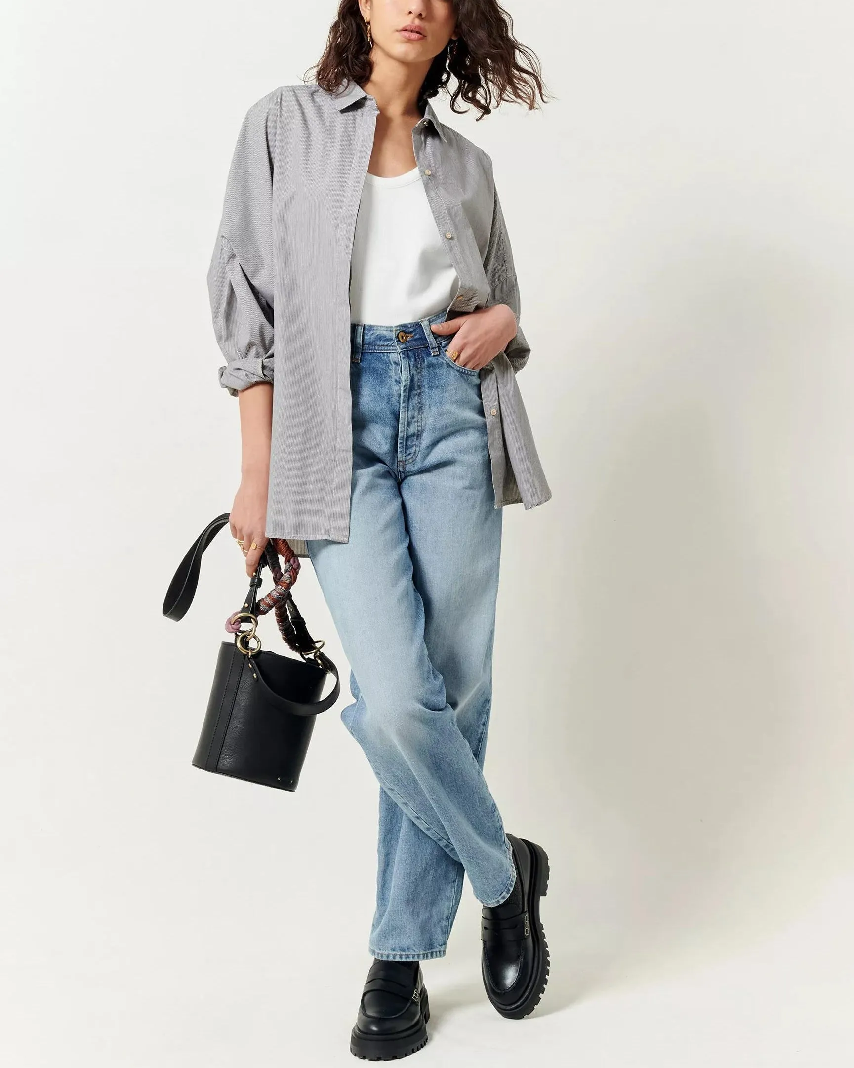 Jeans Baggou Astral-Blau