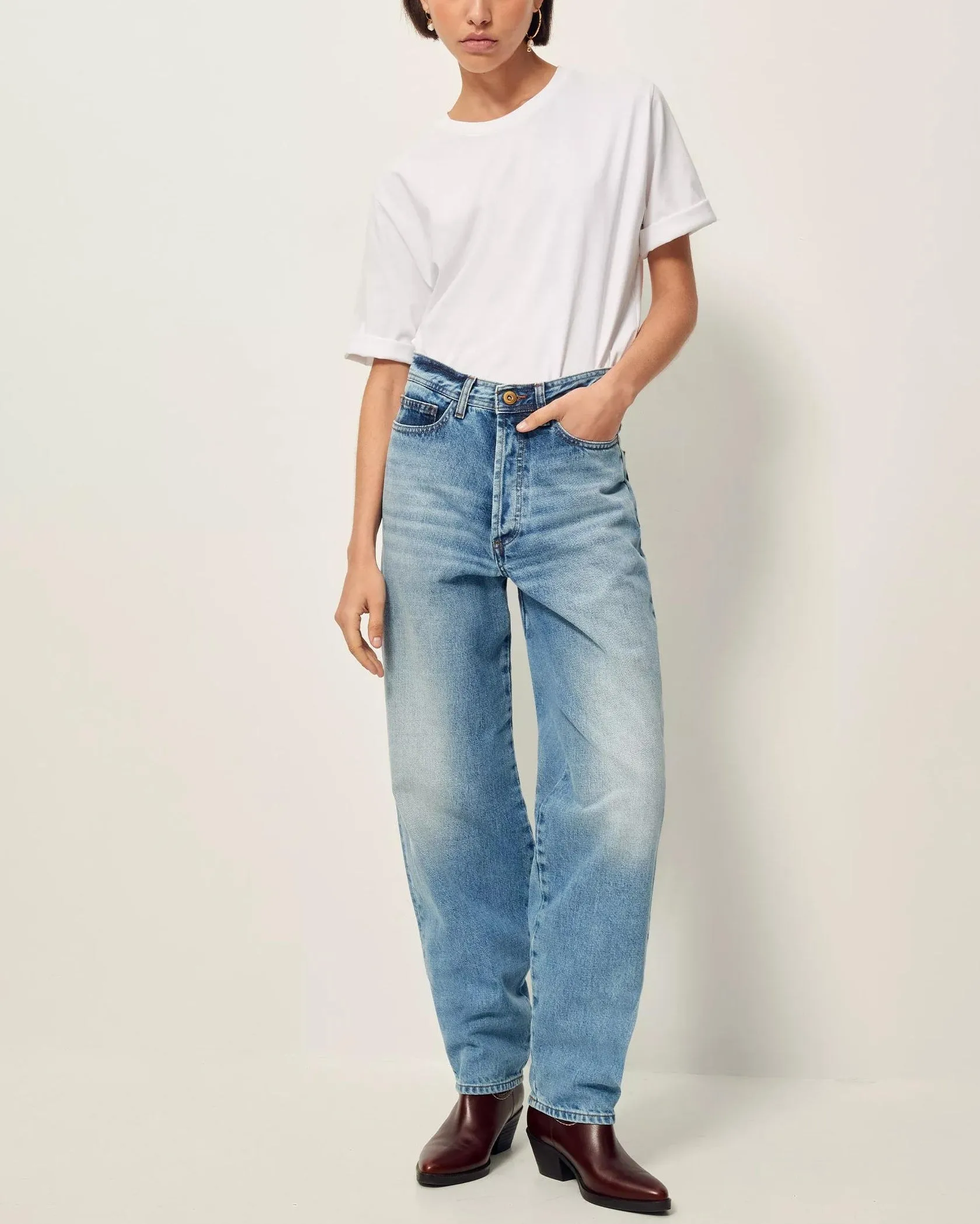 Jeans Baggou Astral-Blau