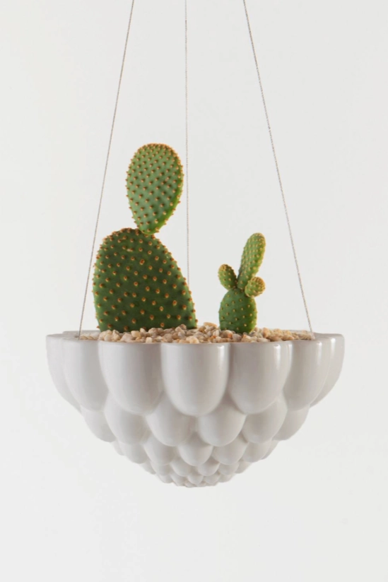 Jelly Hanging Planter Grey