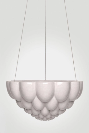 Jelly Hanging Planter Grey,indoor flower container
