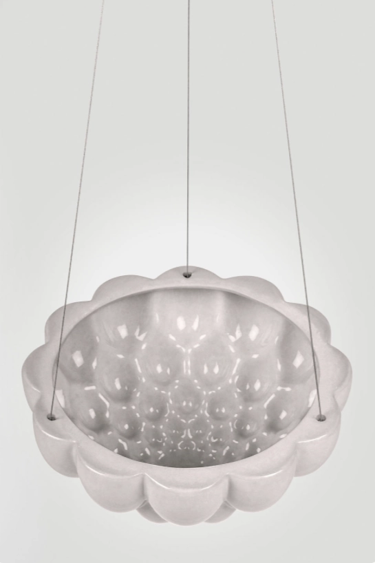 Jelly Hanging Planter Grey