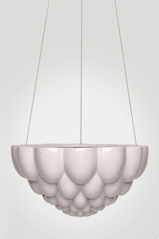 Jelly Hanging Planter Grey,indoor flower container