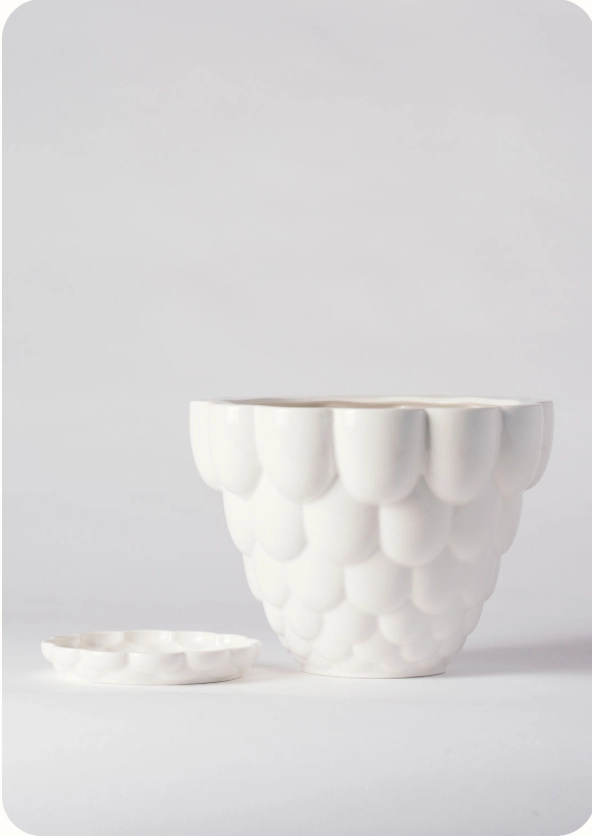 Jelly Planter White
