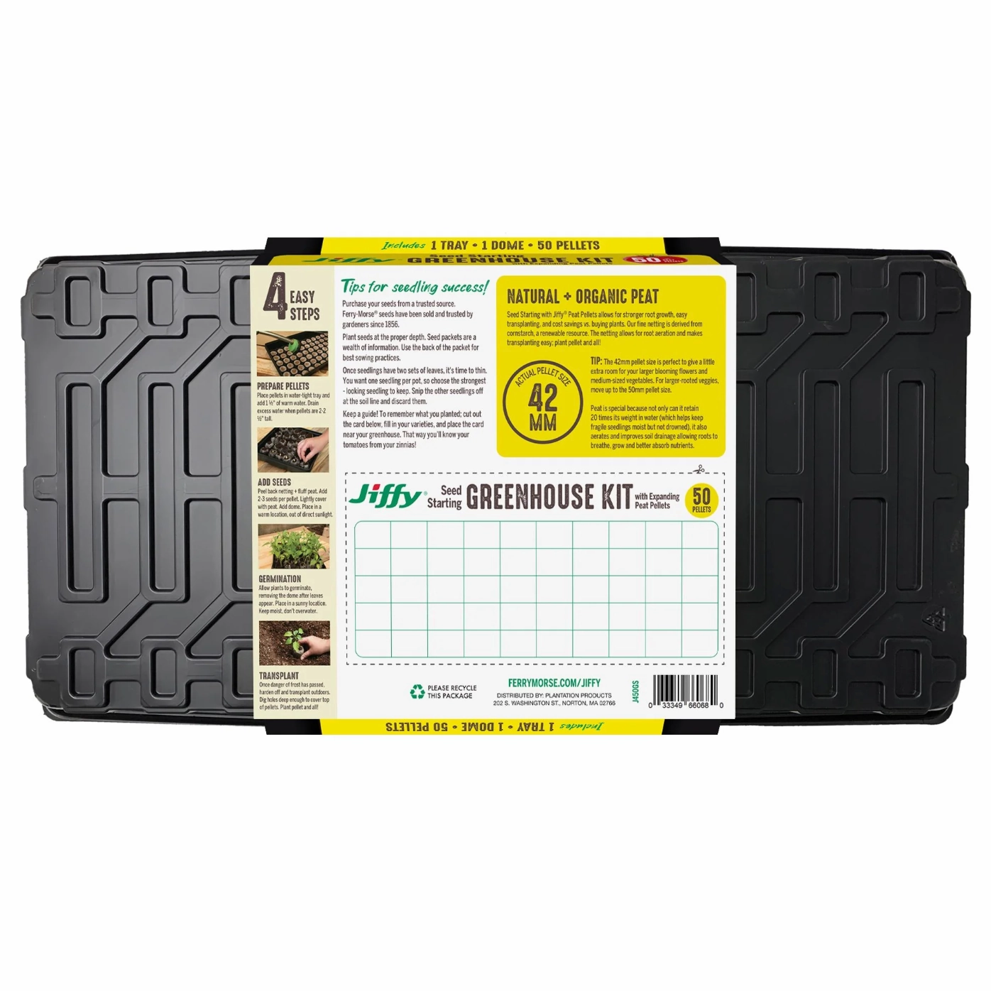 Jiffy Seed Starting Greenhouse w/ SUPERthrive Plant Markers