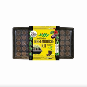 Jiffy Seed Starting Greenhouse w/ SUPERthrive Plant Markers,potted plant decor