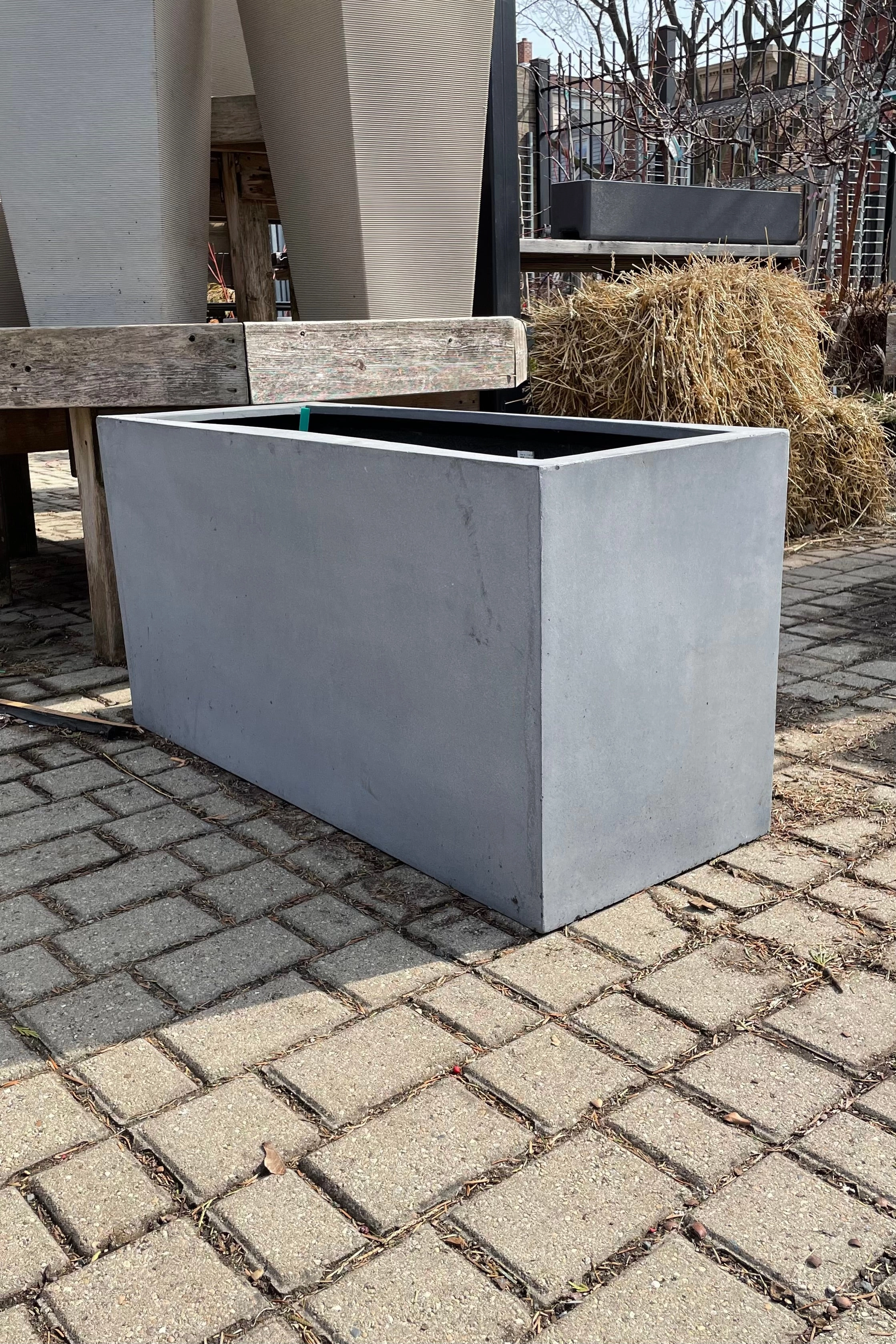 Jort Fiberstone Planter Grey Medium