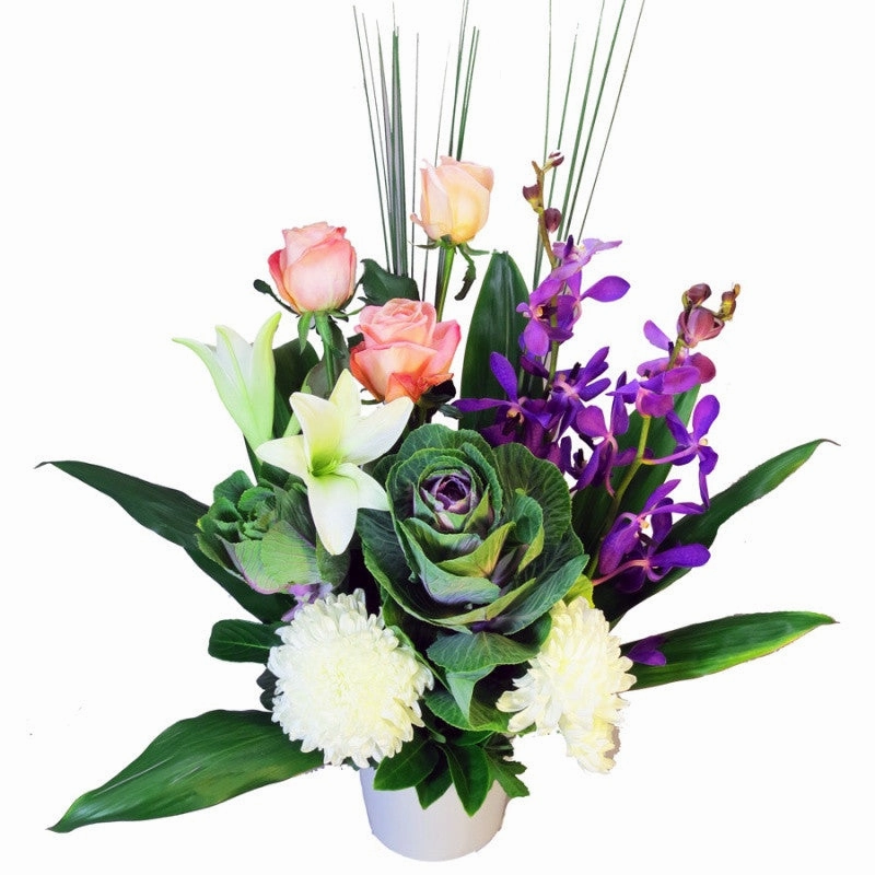 Joy,artificial flower arrangement