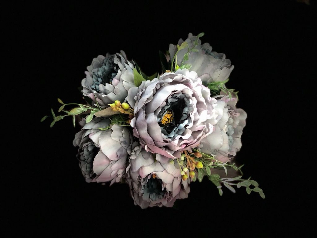 Jumbo Closed 6 5 Head Peony Bunch (Champange)-JUM1-4