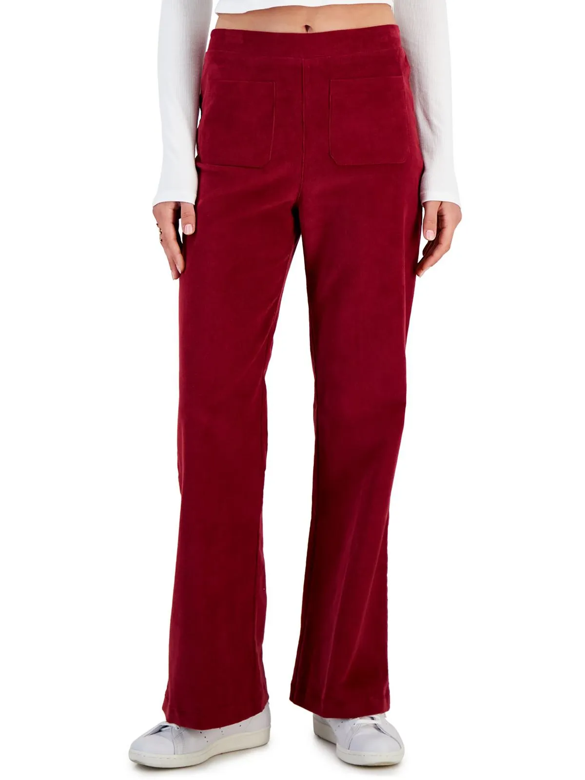 Damen High-Right Rippenweite Hosen für Juniors