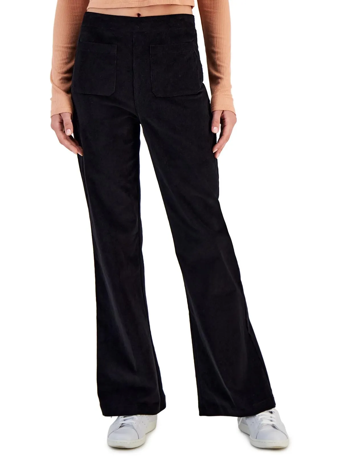 Damen High-Right Rippenweite Hosen für Juniors
