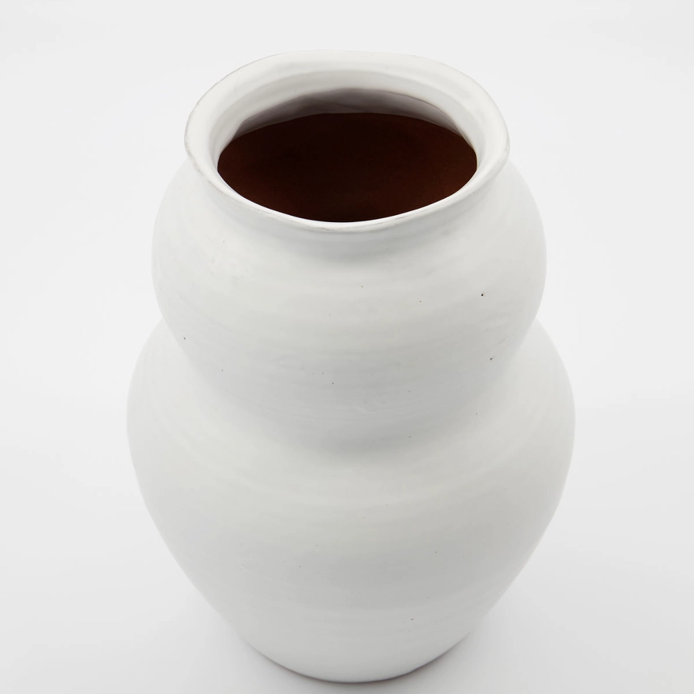 Juno White Vase 22cm