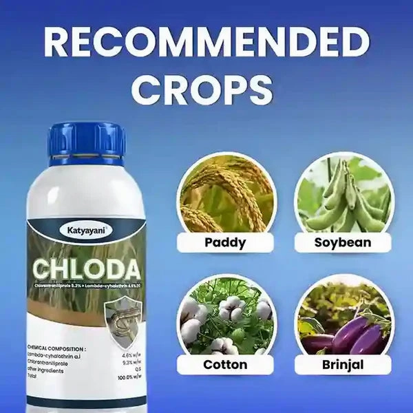 Katyayani Chloda | Chlorantraniliprole 9.3%   Lambda Cyhalothrin 4.6% ZC | insecticide