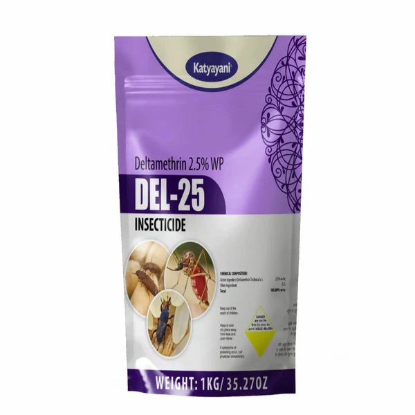 Katyayani Del-25  Deltamethrin 2.5% WP for Stored Grain Pests & Indoor Residual Spray,potted plant decor