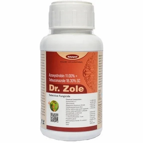 Katyayani Dr. Zole | Azoxystrobin 11%   Tebuconazole 18.3% SC | Fungicide,potted plant decor