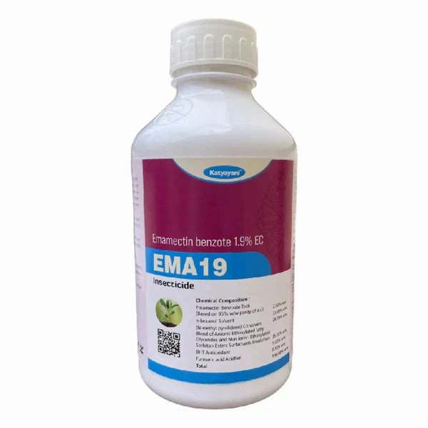 KATYAYANI EMA19 | EMAMECTIN BENZOATE 1.9% EC | CHEMICAL INSECTICIDE,potted plant decor