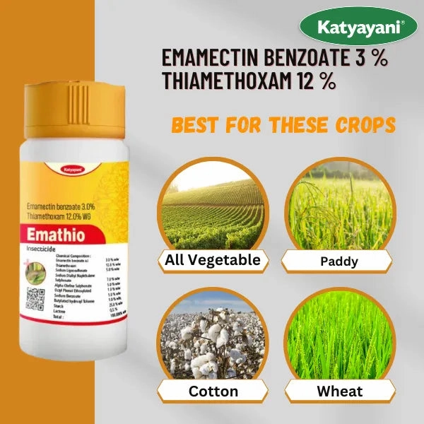 KATYAYANI EMATHIO | EMAMECTIN BENZOATE 3%   THIAMETHOXAM 12% WG | CHEMICAL INSECTICIDE