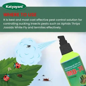 KATYAYANI IMD-70 | IMIDACLOPRID 70% WG | CHEMICAL INSECTICIDE,potted plant decor