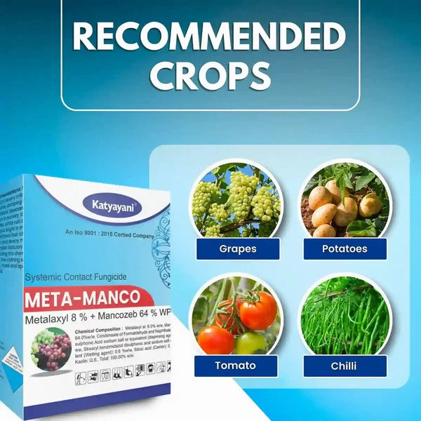 Katyayani Meta - Manco | Metalaxyl 8 %   Mancozeb 64 % wp | Chemical fungicide