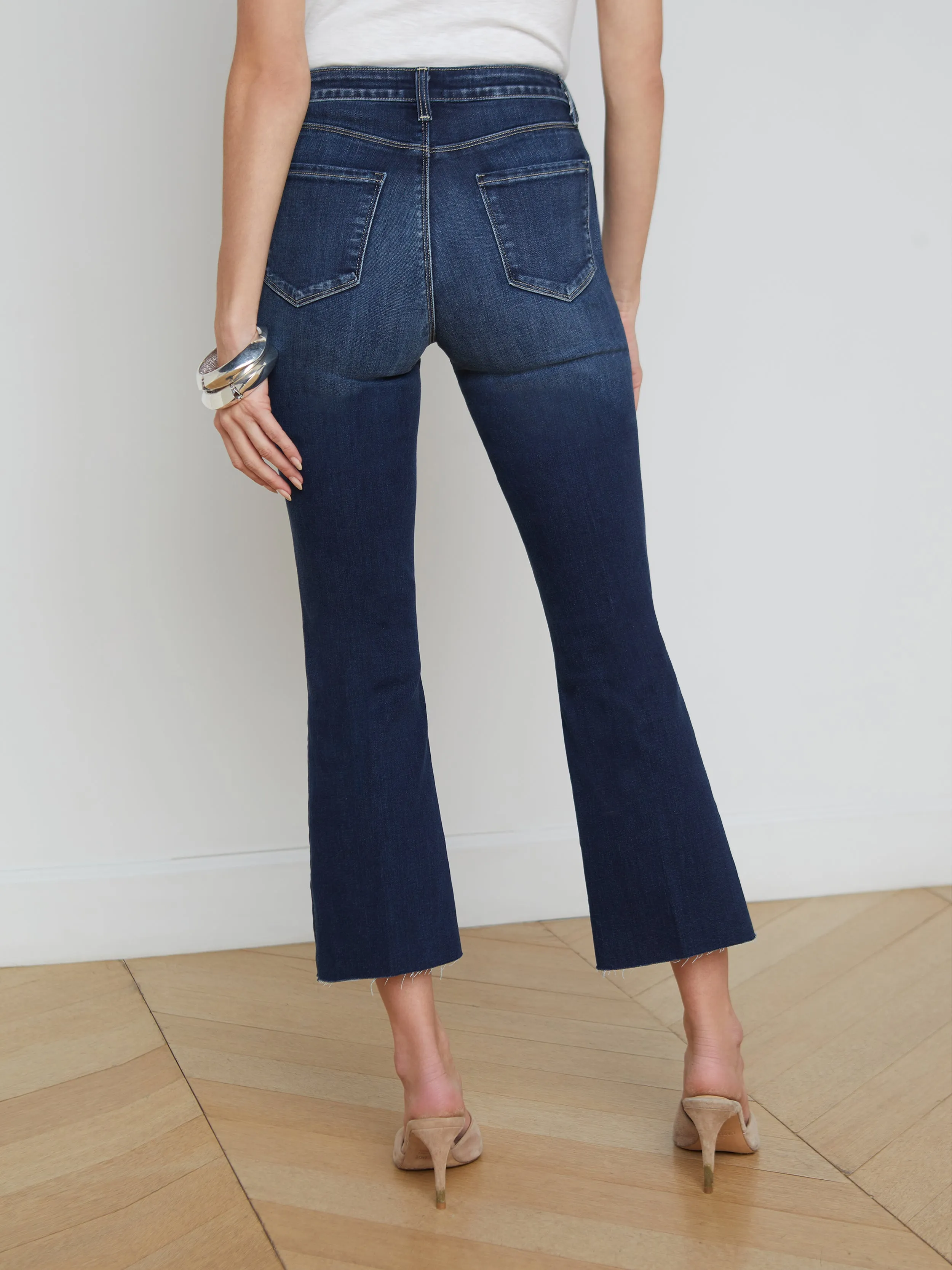Kendra Cropped Flare Jeans