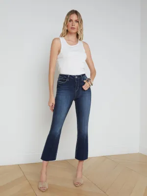 Kendra Cropped Flare Jeans