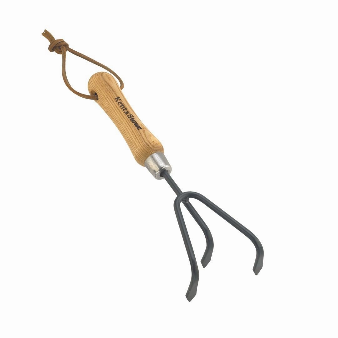 Kent & Stowe Carbon Steel Hand 3 Prong Cultivator,garden field mower