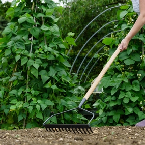 Kent & Stowe Carbon Steel Soil Rake,garden field mower