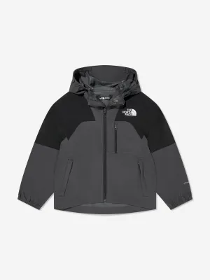 Kinder Wanderjacke Packbar in Schwarz