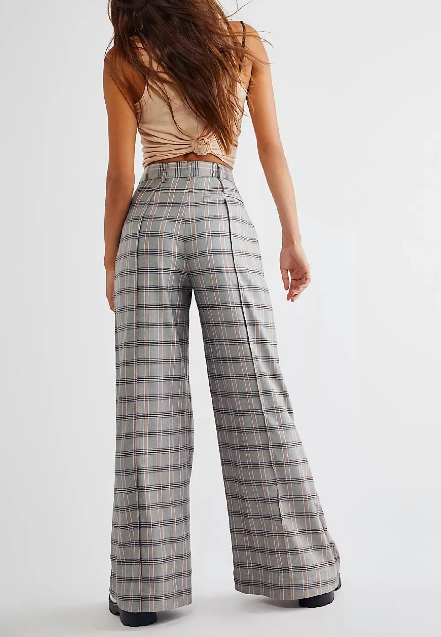 Kim Weite Hose In Grau