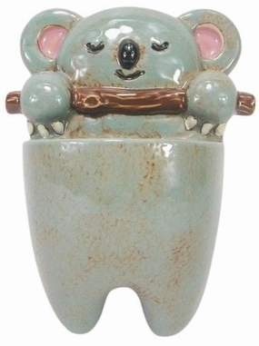 Koala Hanging Planter Grey,terracotta plant pot