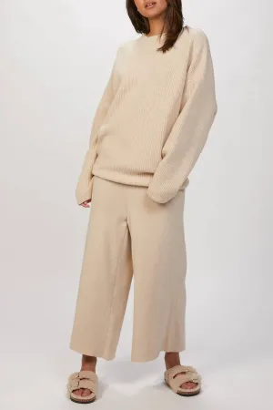Kora Strickhose in Beige