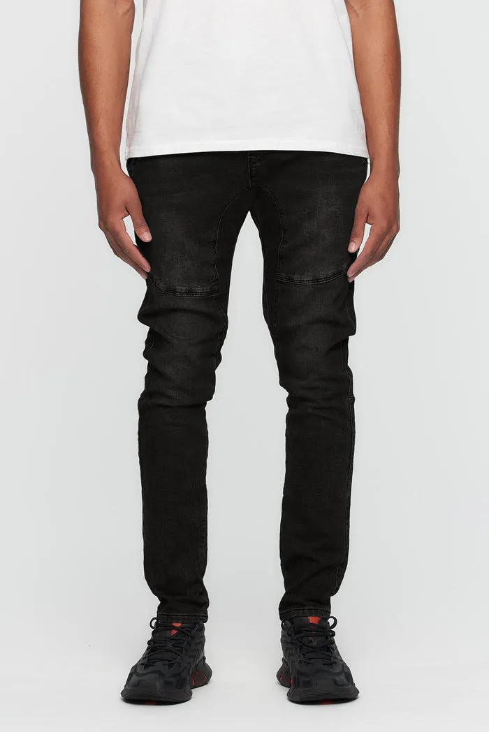 Kuwalla Strick-Denim-Hose