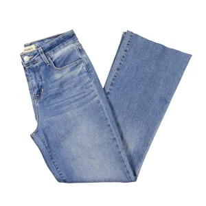 L'Agence Damen High Rise Medium Wash Cropped Jeans