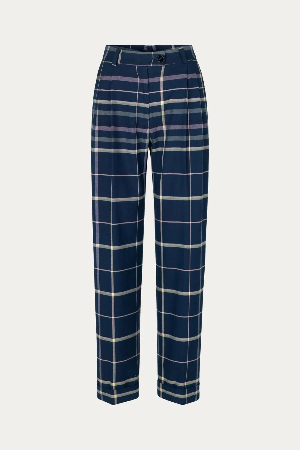 Laia Hose in Tartan Navy