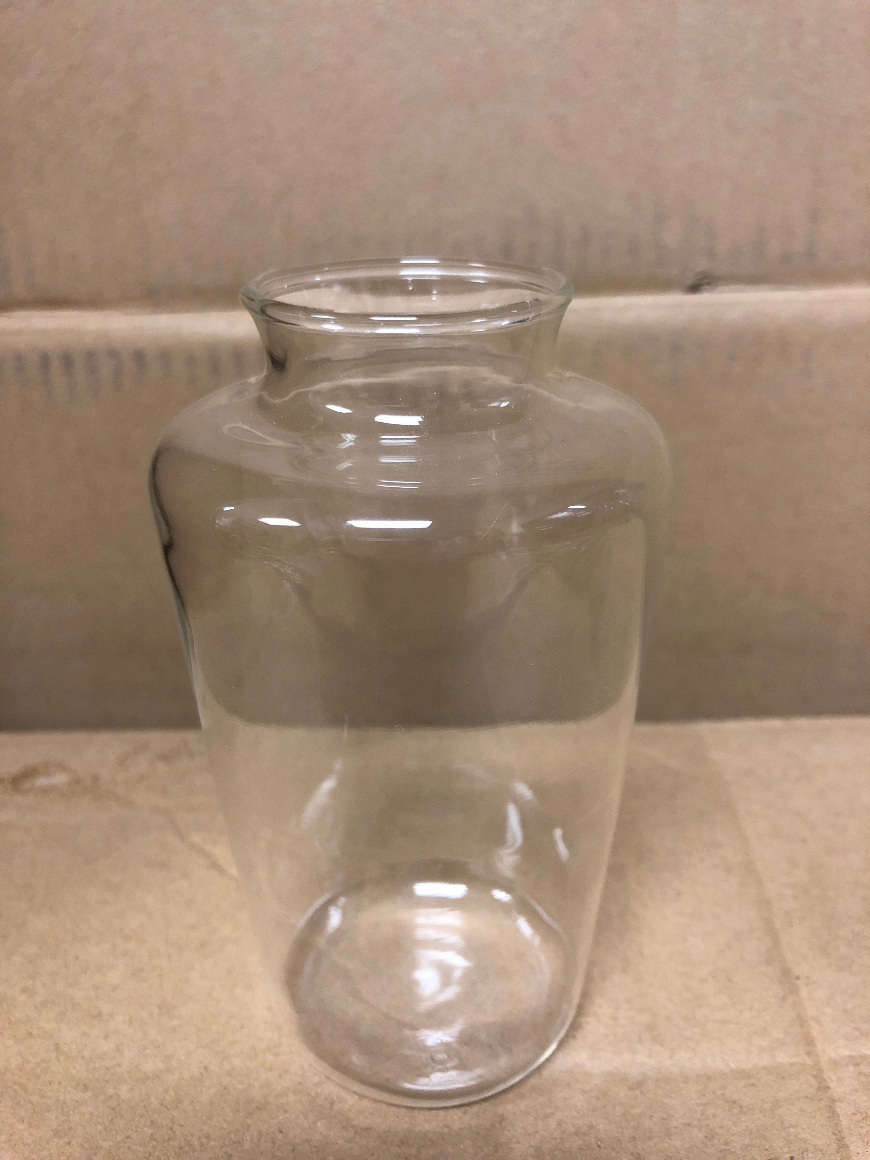 Lampwork short neck bud vase 4.7 wedding centerpiece XDG276,aesthetic flower vase