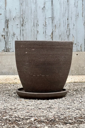 Lara Carob Planter Large,indoor flower container