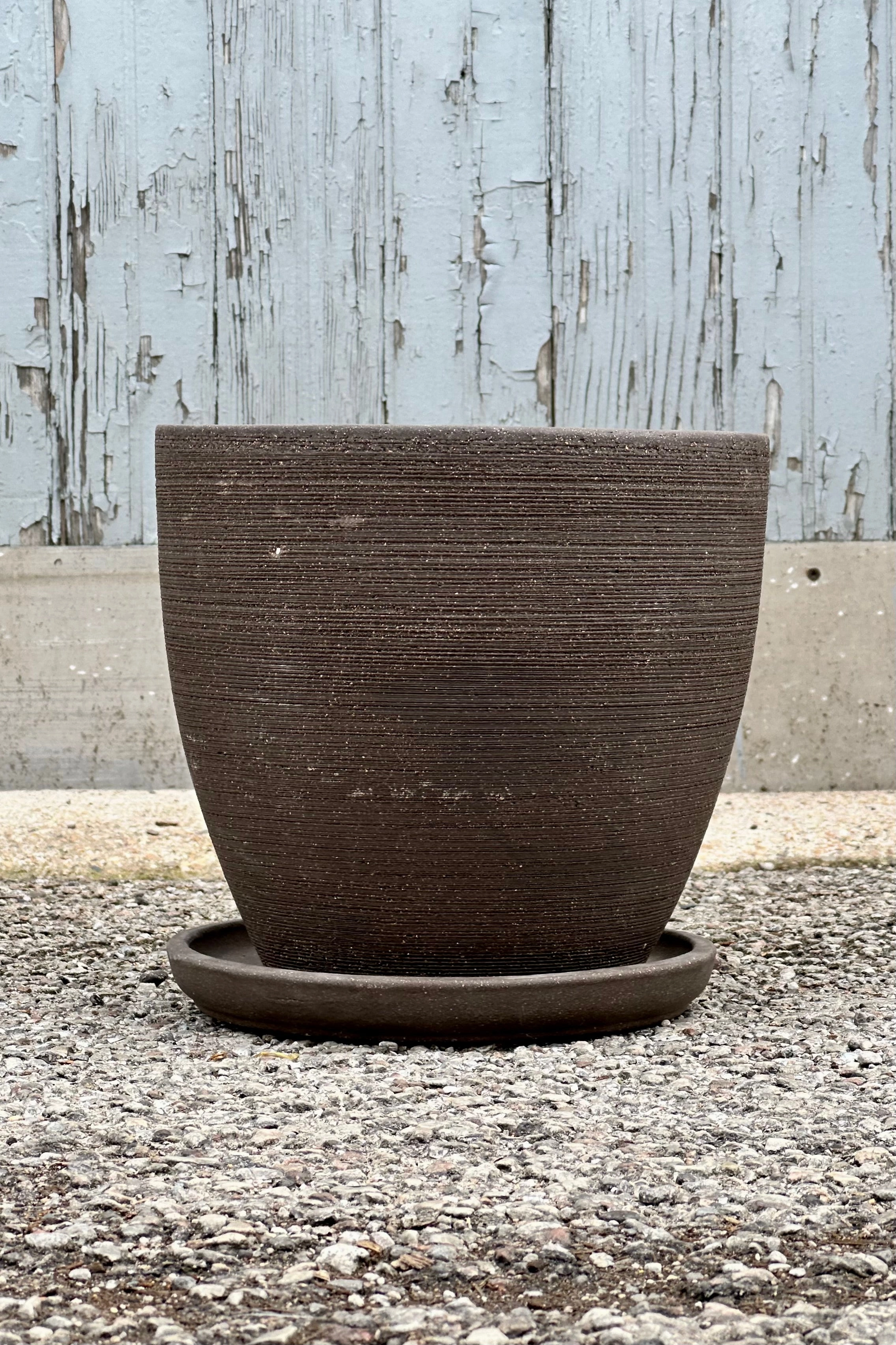 Lara Carob Planter Large,indoor flower container