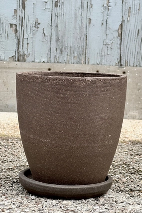 Lara Carob Planter Medium,indoor flower container