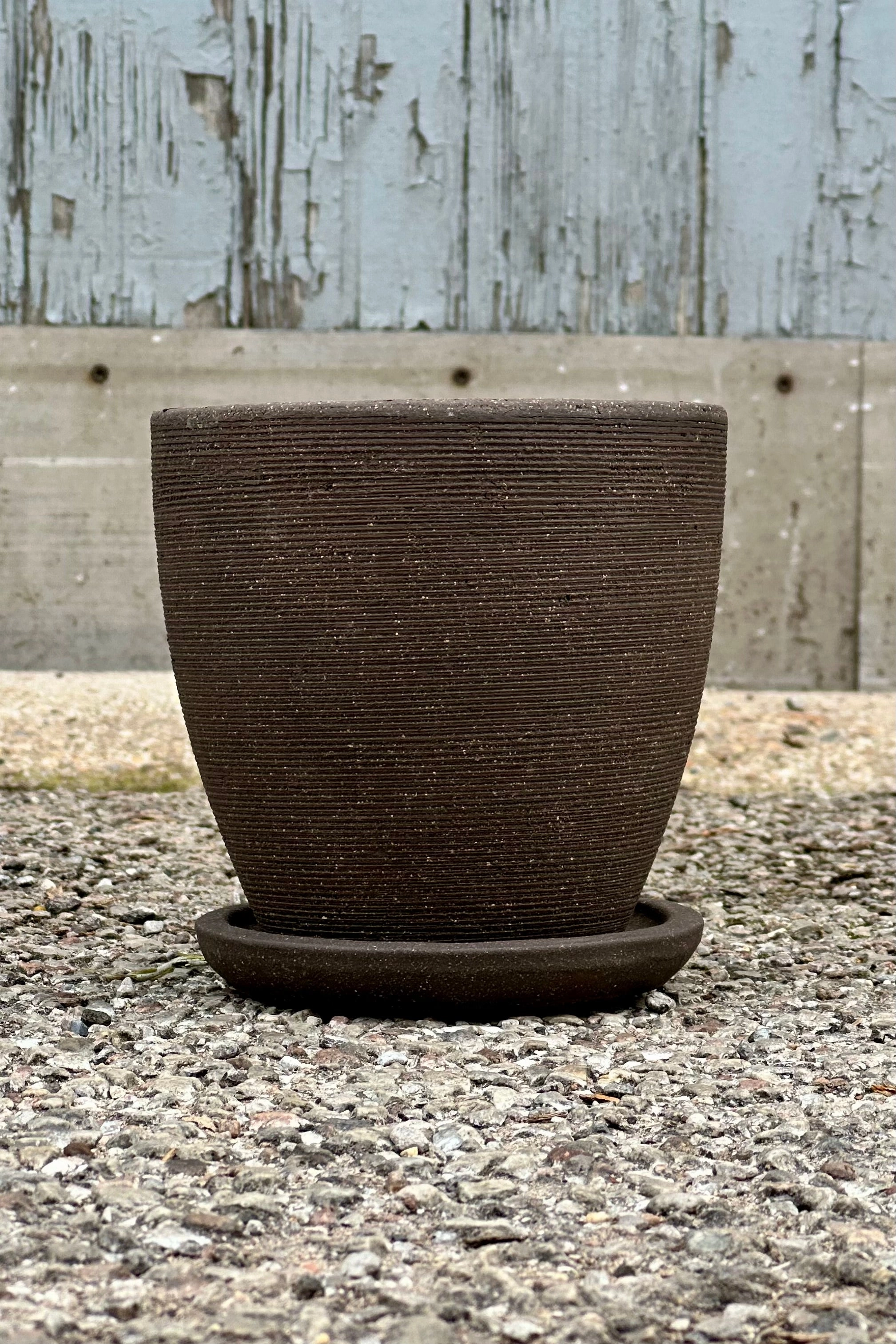 Lara Carob Planter Small,indoor flower container