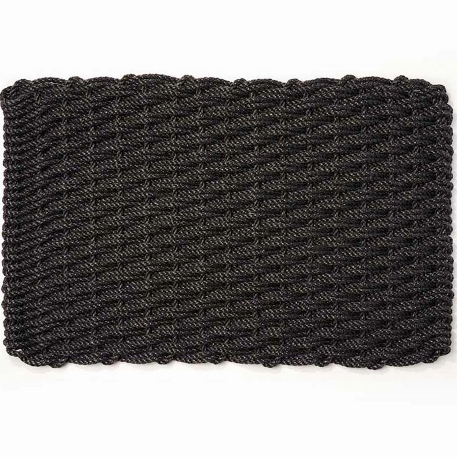 Large Charcoal Braided Rope Doormat,garden field mower