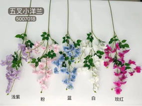 Large Lilac DENDROBIUM ORCHID SILK FLOWER realistic flower bouquet  