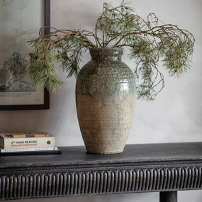Large Ombre Pot 57cm,hand-painted ceramic vase