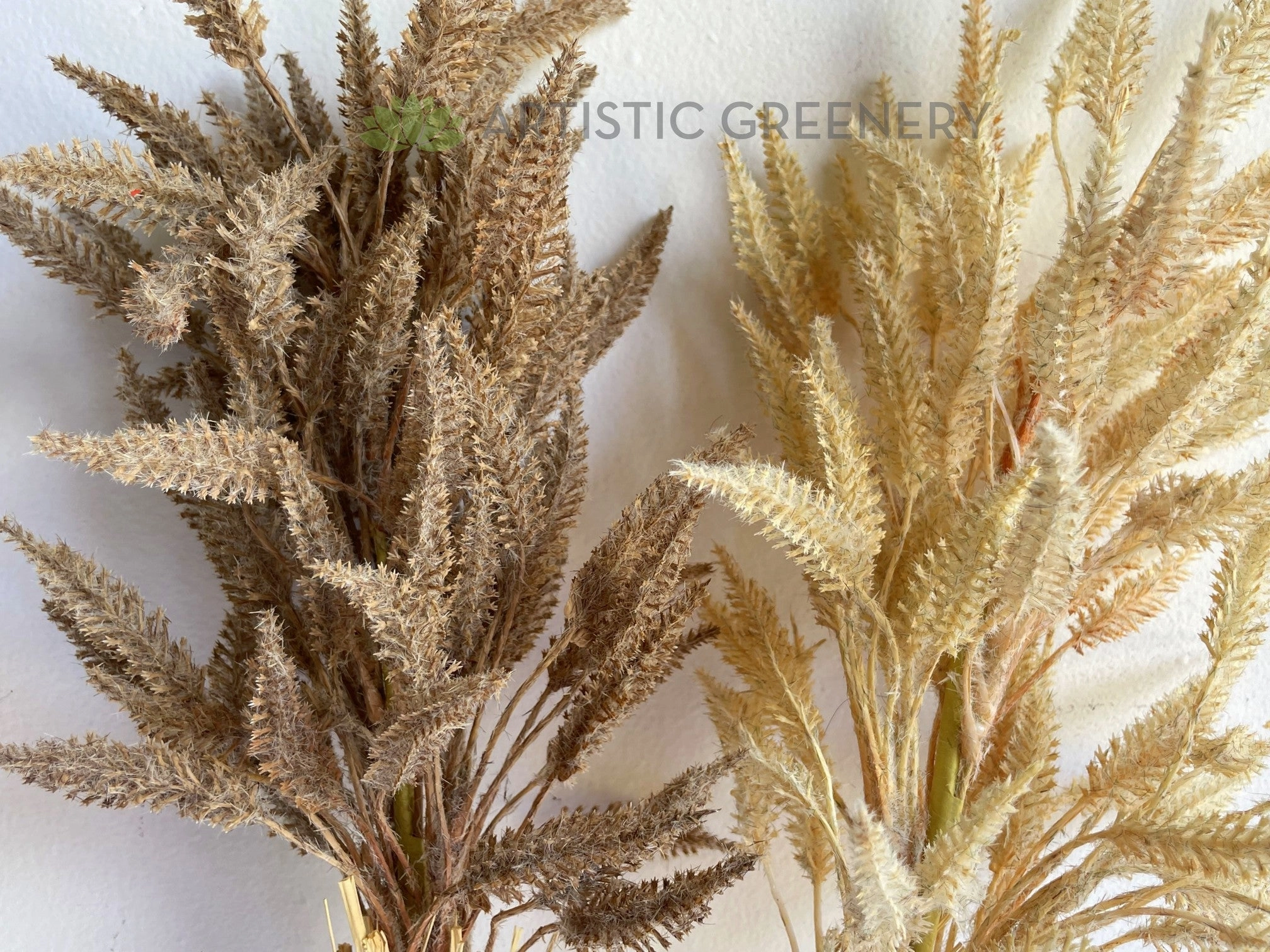 LEA0118 Dried Look Astible 82cm Cream / Brown