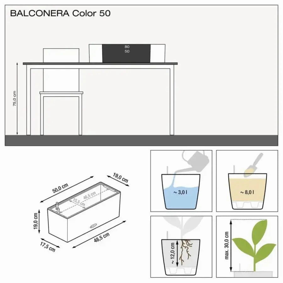Lechuza BALCONERA Colour 50